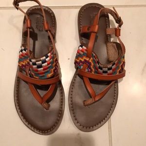 Woven Strappy Sandals